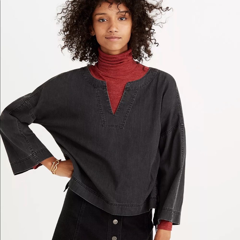 Madewell Side-Lace Top
